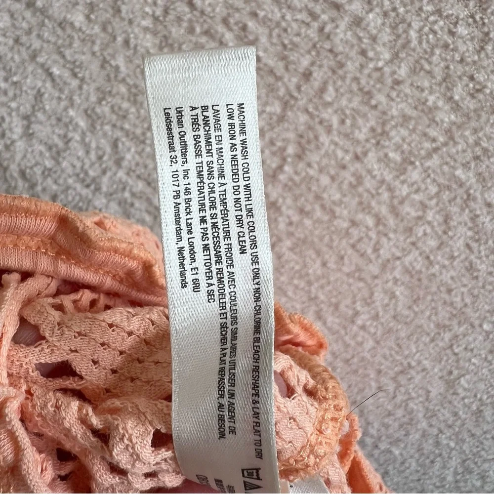 Free People Beach Women’s Crochet Love Peach Shorts‎ Size XS